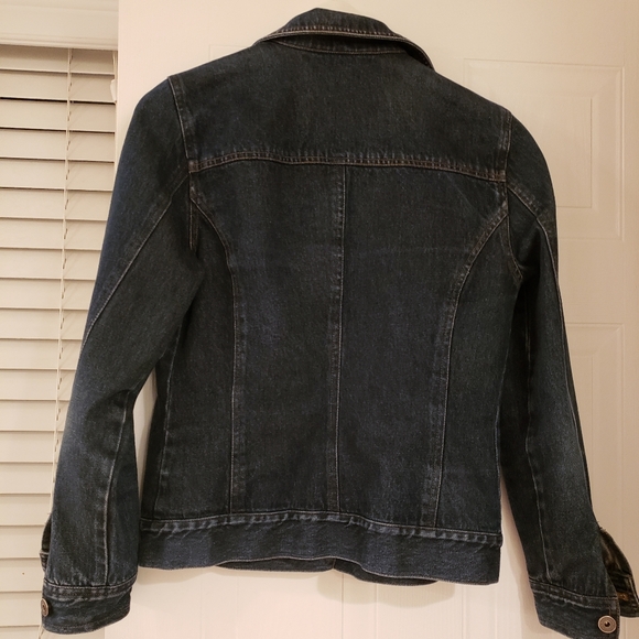 Classic Denim Jacket, Contrast Jeans, size 3 - Picture 8 of 8